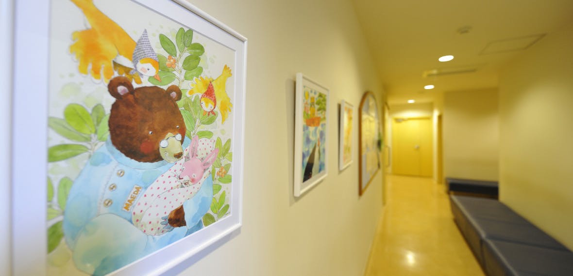 前田産婦人科待合室