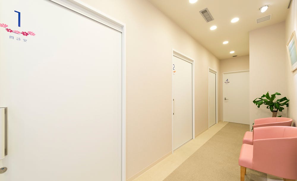 ななこレディースクリニック廊下