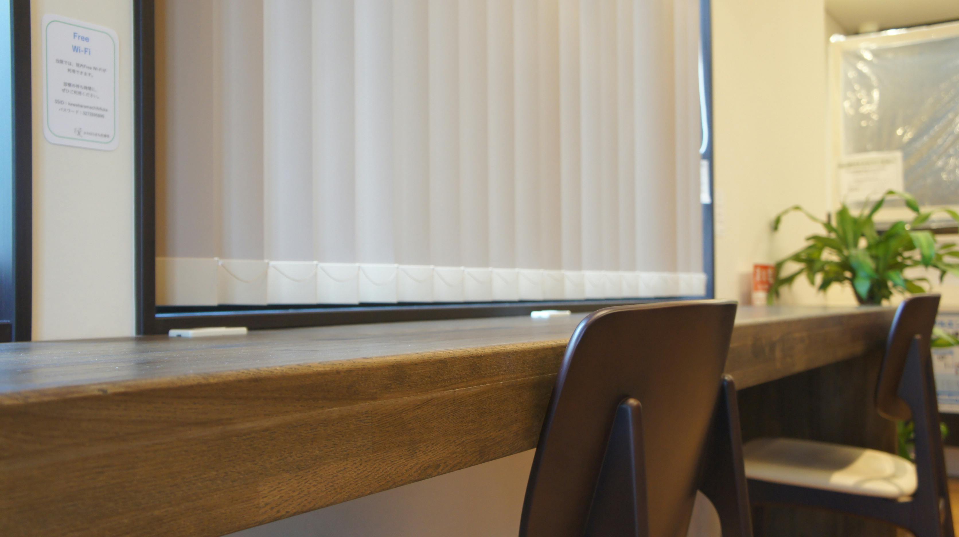 かわはらまち皮膚科待合室