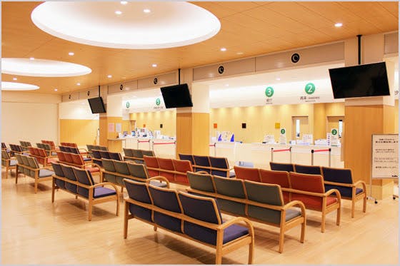 香川県立中央病院待合室