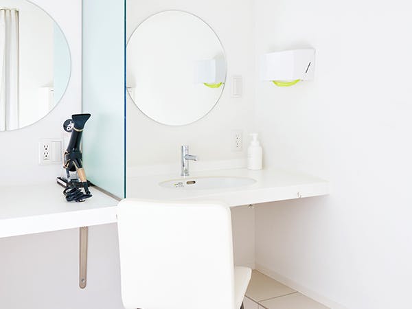 白石ガーデンプレイス皮膚科クリニックパウダールーム