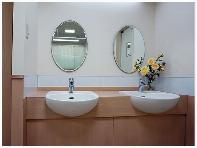 都立大かわい皮膚科パウダールーム