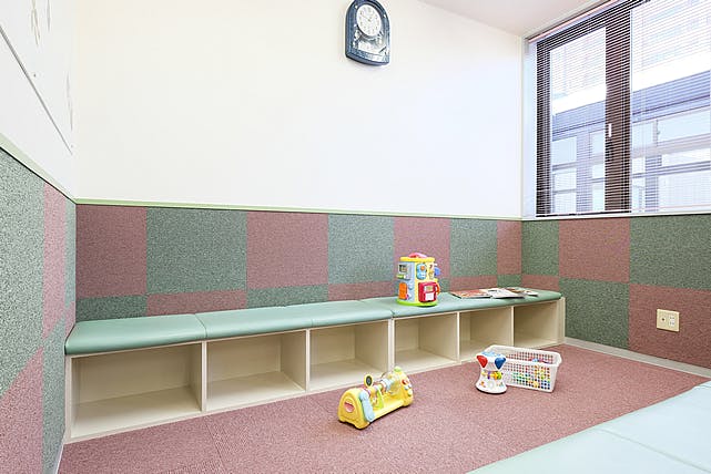 平岡皮膚科スキンケアクリニックキッズスペース
