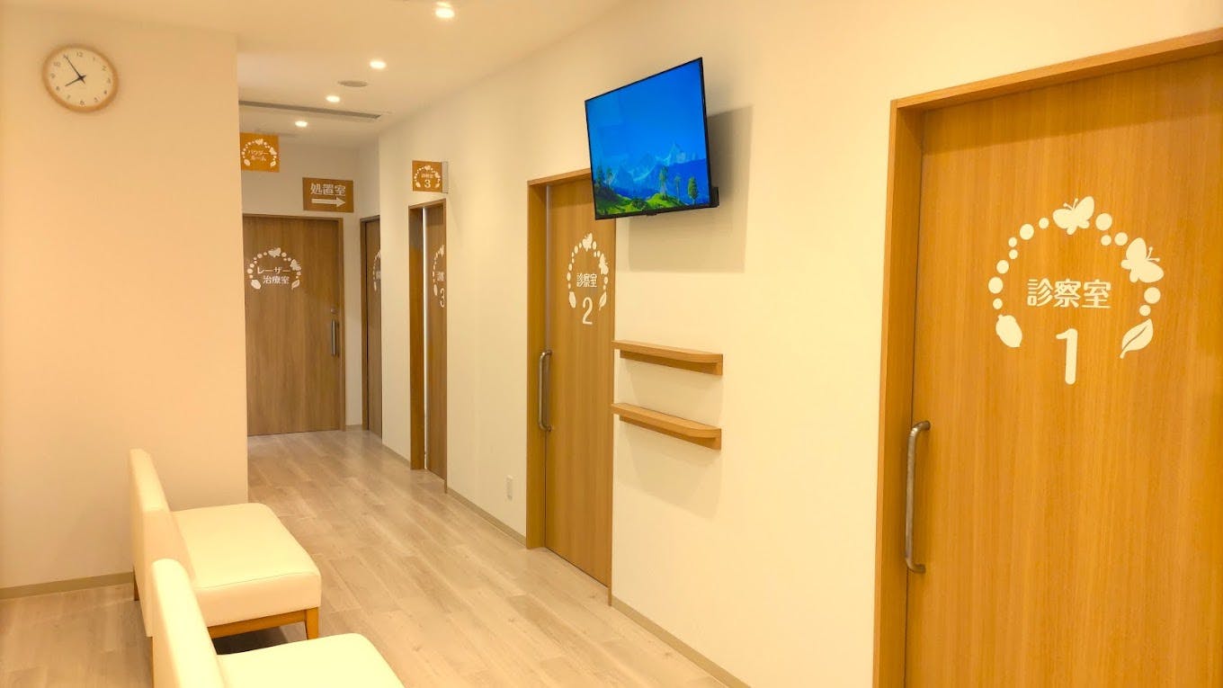 ふじい皮膚科・アレルギー科クリニック中待合室