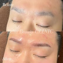 【男性・眉】パウダーアートメイク(2D)_before_aftar