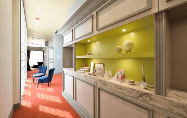 Mスキンクリニック待合室