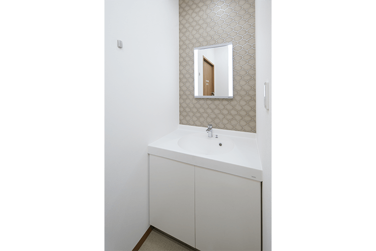 北千住駅前ファミリー皮膚科洗面所