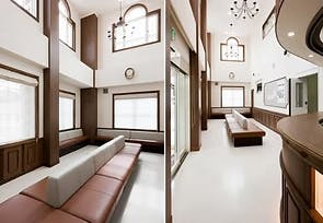 かみやま皮フ科待合室