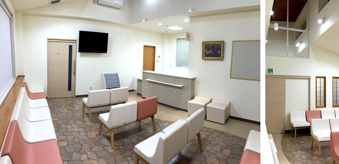 大河原皮膚科待合室