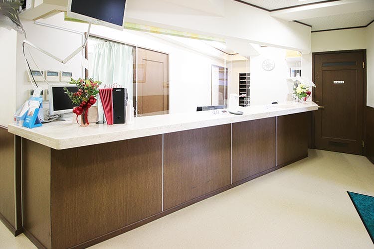 堀ノ内駅前皮膚科受付