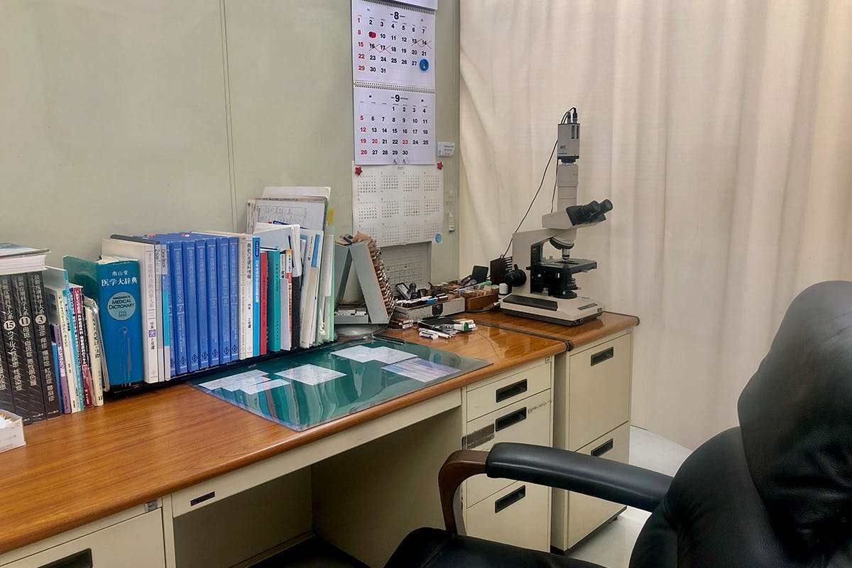 佐々木皮膚科クリニック診察室