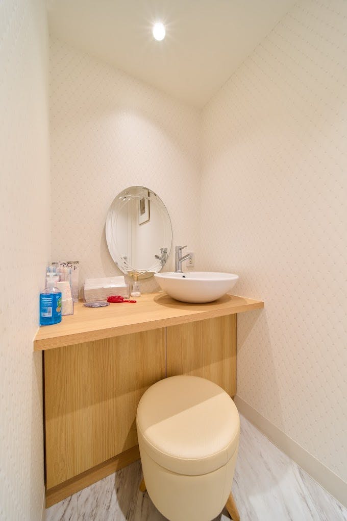 ホワイトニングサロンBeaute目黒デンタルオフィスパウダールーム