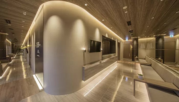 新前橋かしま眼科形成外科クリニック入口