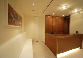 オカダクリニック受付 待合室