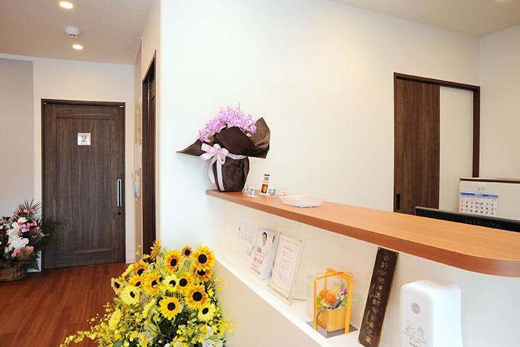 渋沢駅前皮フ科受付