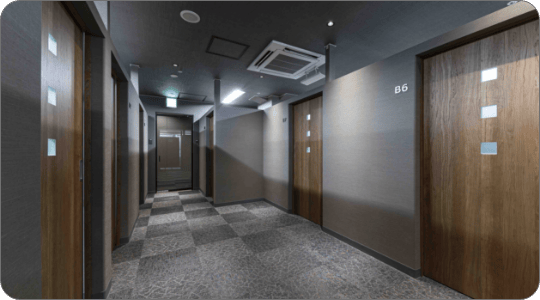 ぼくらのクリニック廊下