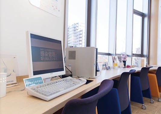 わかば台デンタルクリニック待合室