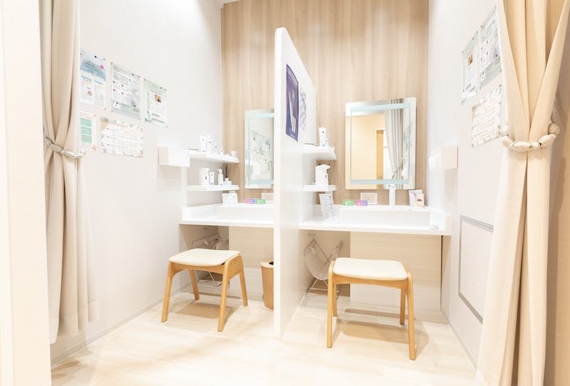 橋本形成外科・美容皮膚科パウダールーム