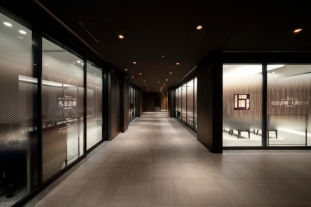 MYメディカルクリニック 大手町院通路