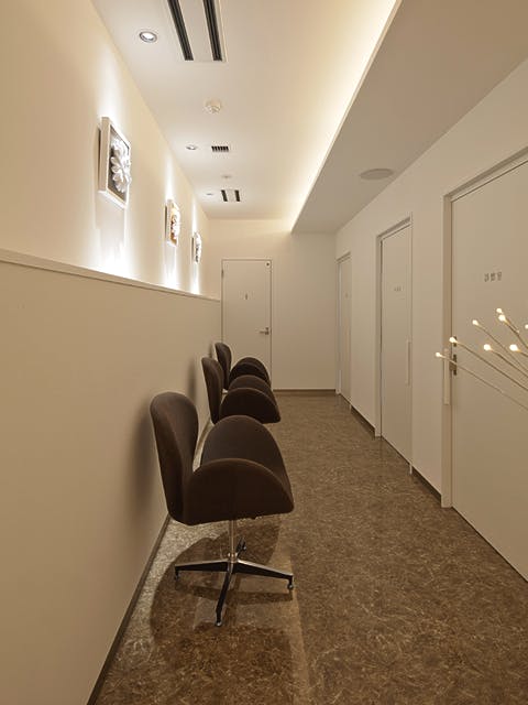 かまちレディースクリニック待合室