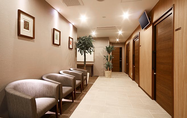 央優会レディースクリニック待合室