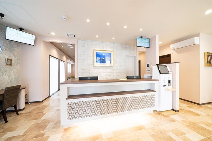 ひたちの晴嵐呼吸器内科受付