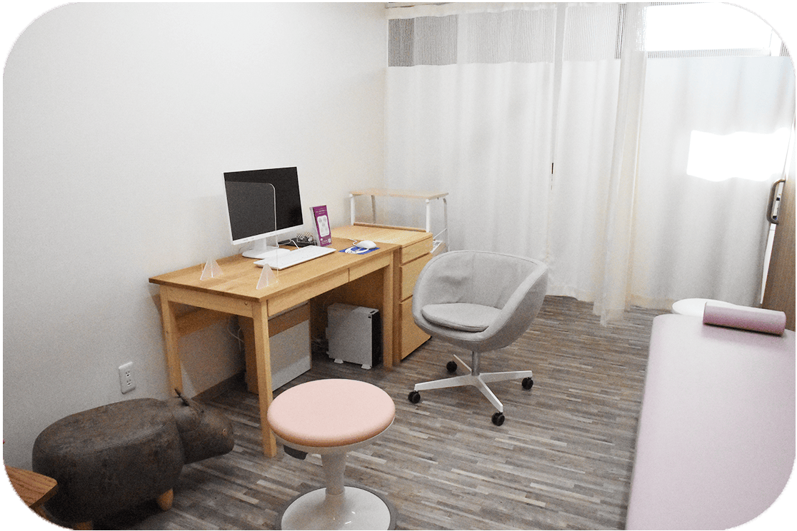 ゆめが丘ファミリー皮ふ科診察室