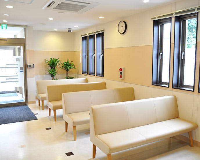 なかはら内科クリニック待合室