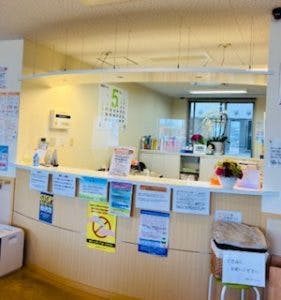 お肌のクリニック受付