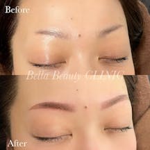 【女性・眉】パウダーアートメイク(2D)_before_aftar