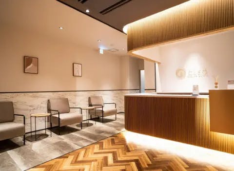 アートメイクギャラリー 心斎橋受付 待合室