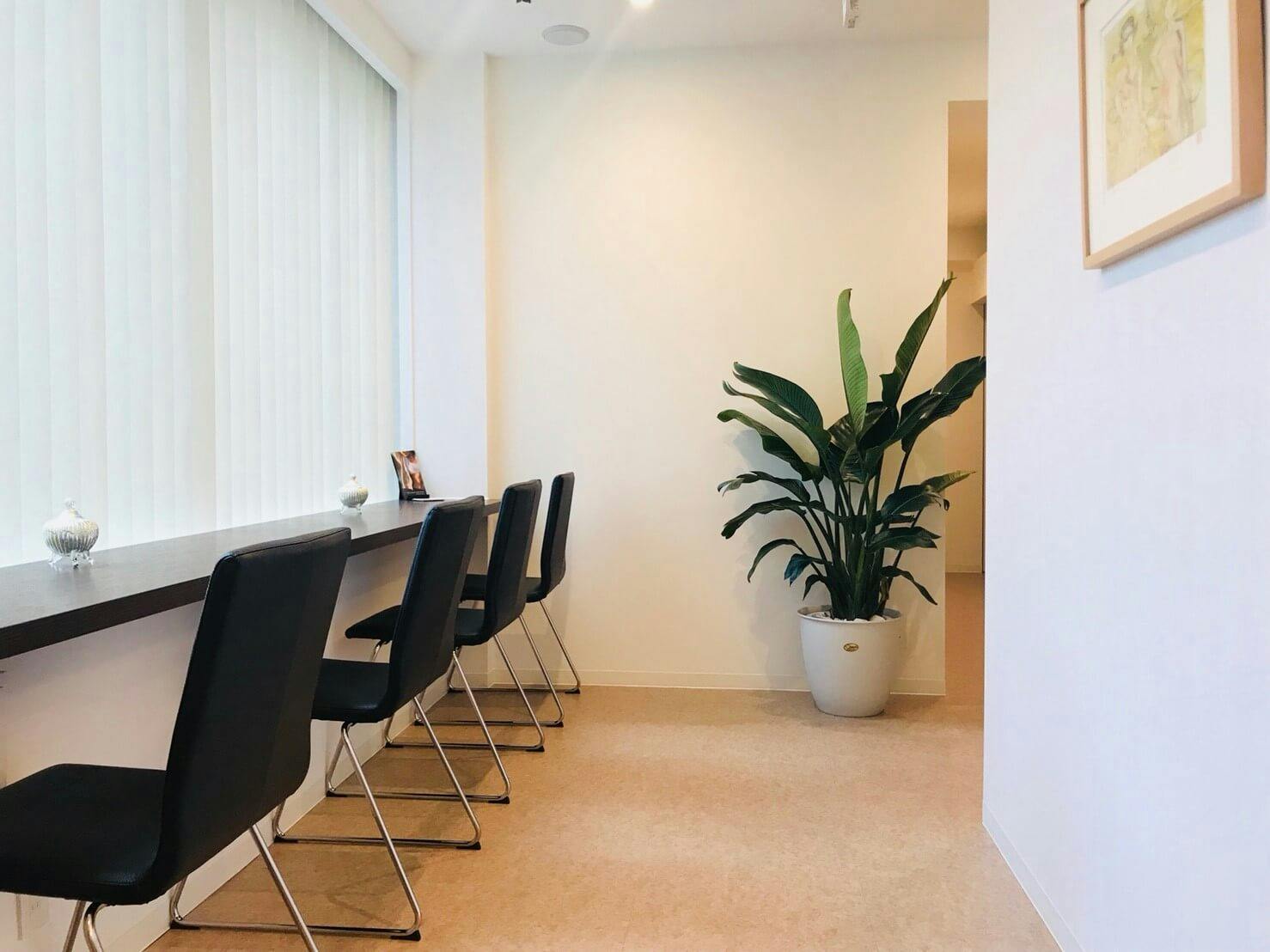 ウェルネスクリニック銀座待合室