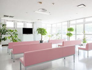 北上中央病院待合室