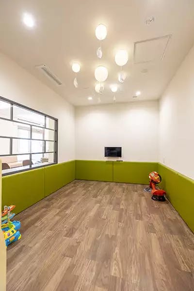 白いあさがお皮ふ科スキンケアクリニックキッズスペース