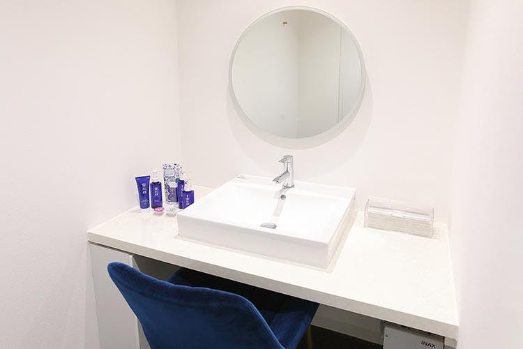 ブライト医療脱毛クリニック 上本町院(BRIGHT CLINIC)パウダールーム