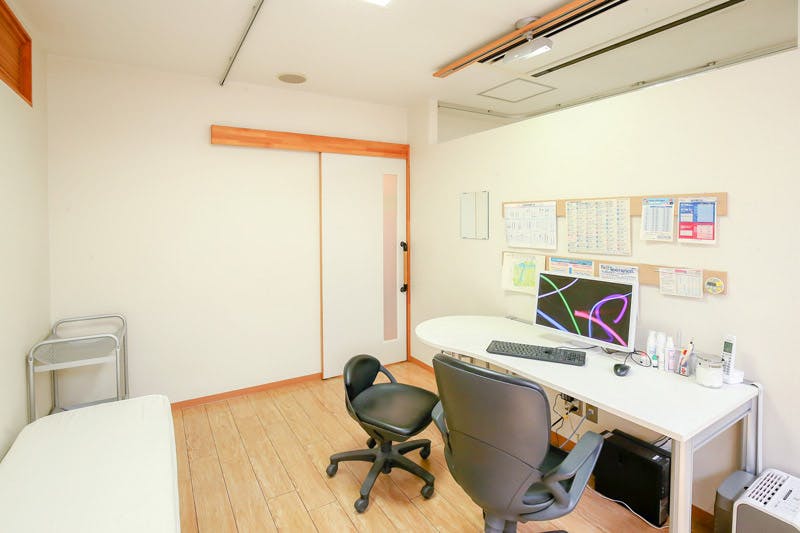 山下皮膚科医院診察室