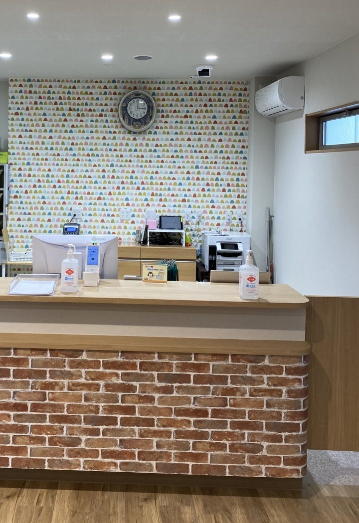 もみじがおか皮膚科受付