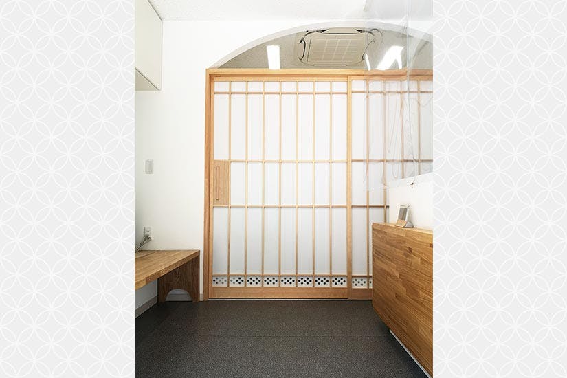 日本橋室町皮ふ科入口