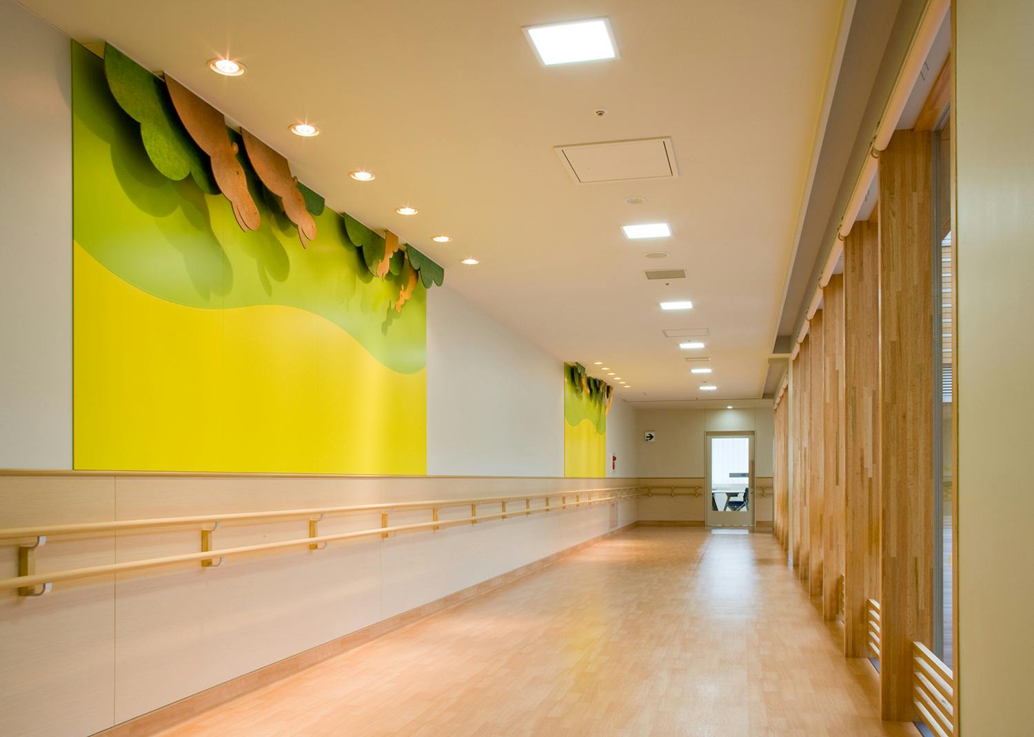 帝京大学医学部附属病院廊下