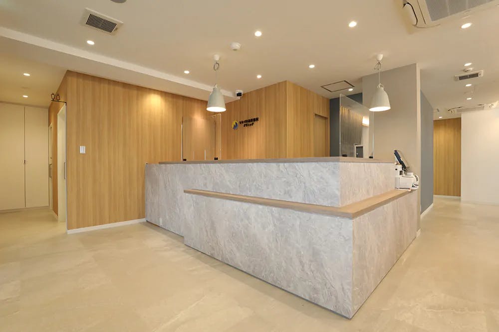 もちづき泌尿器科クリニック受付