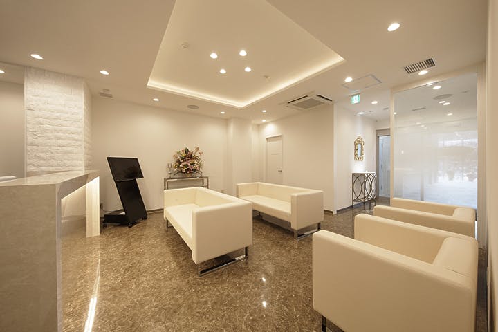 かまちレディースクリニック待合室