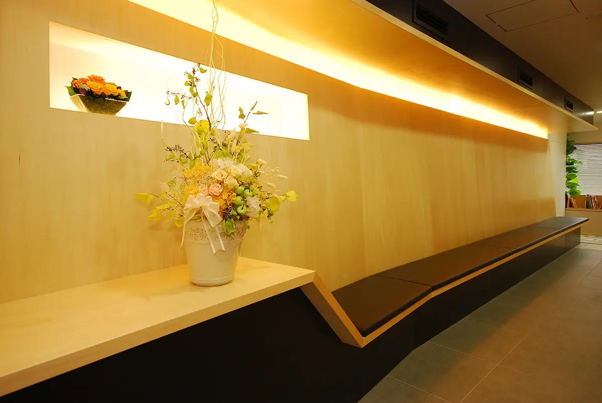 むやスキンクリニック待合室