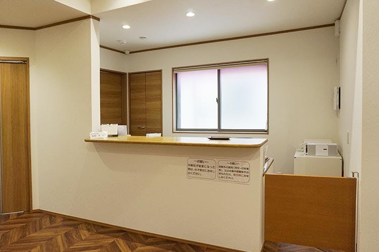 志村三丁目皮フ科受付