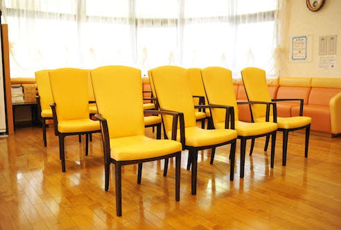 みずほレディースクリニック待合室