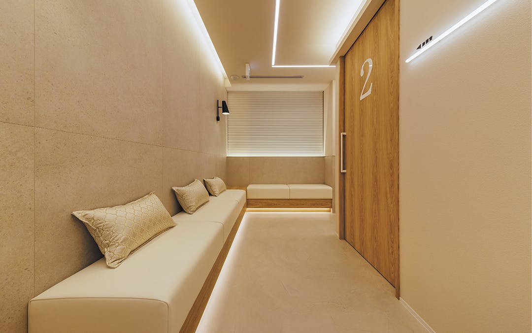 自由が丘まぶたと眼のクリニック待合室