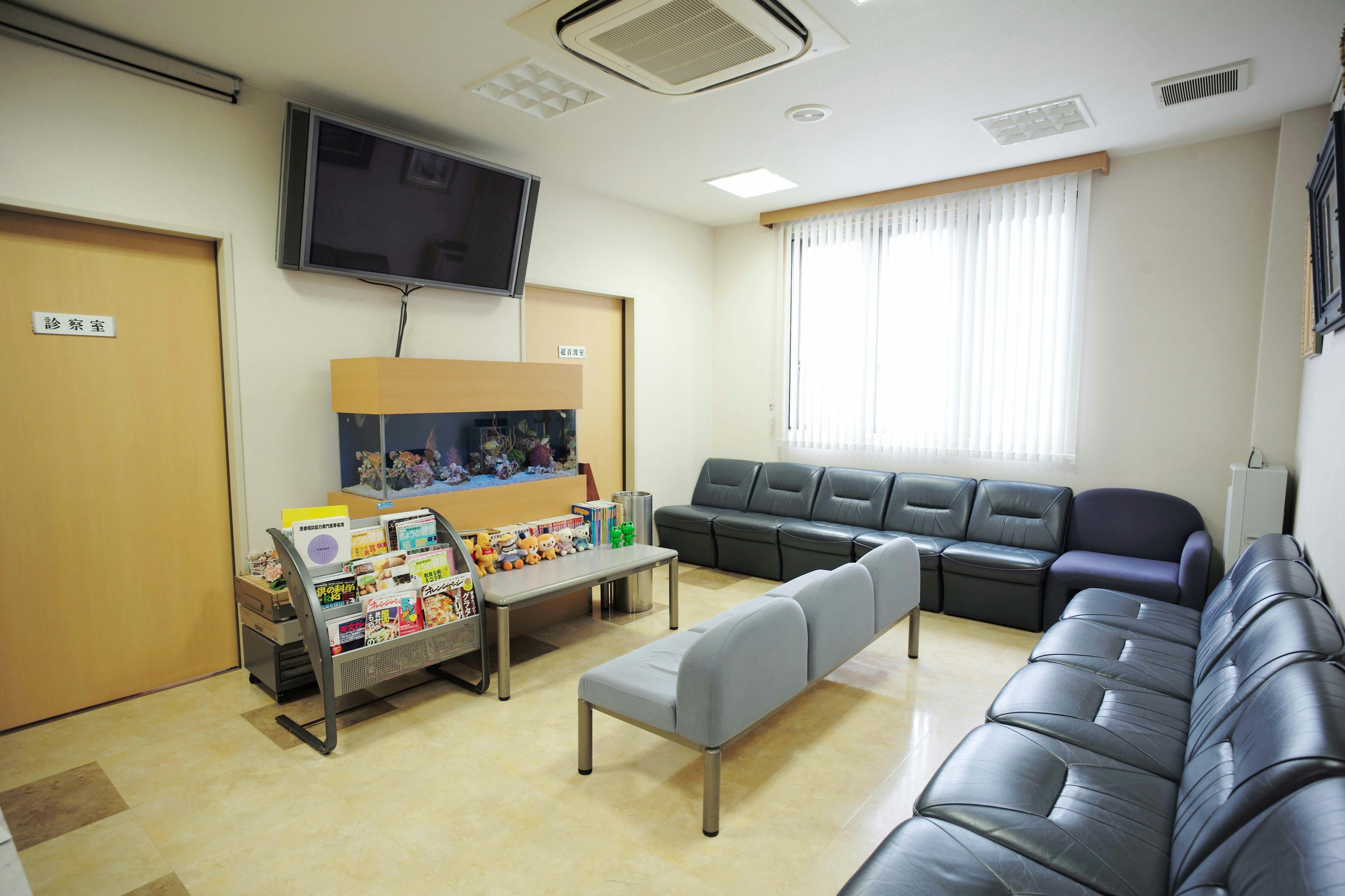 ぬまた内科呼吸器科待合室
