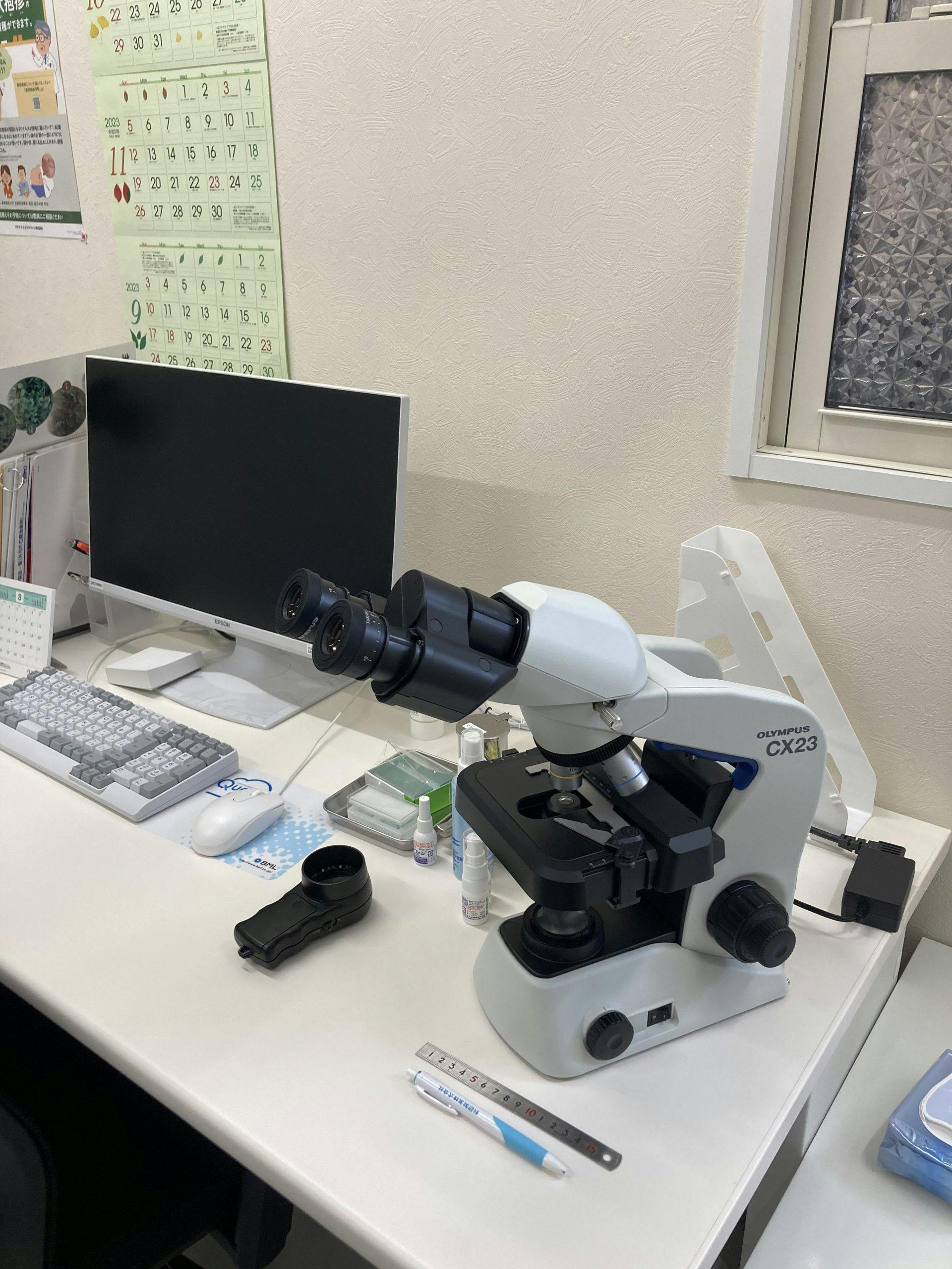 五条桃谷ヒフ科クリニック診察室