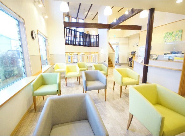 ふたば皮膚科待合室