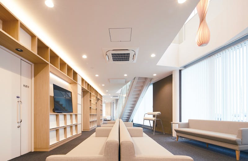 梅森台レオ整形外科・ヒフ科待合室