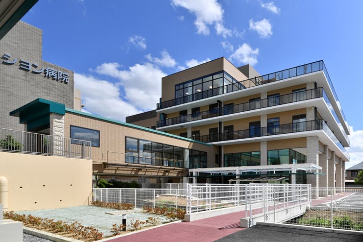 春日井リハビリテーション病院・附属クリニック外観